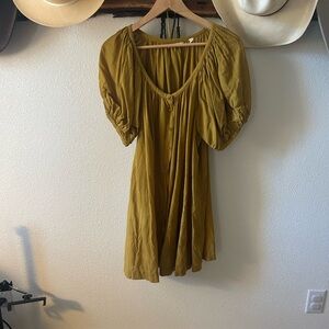 Doen Mustard Yellow Dress